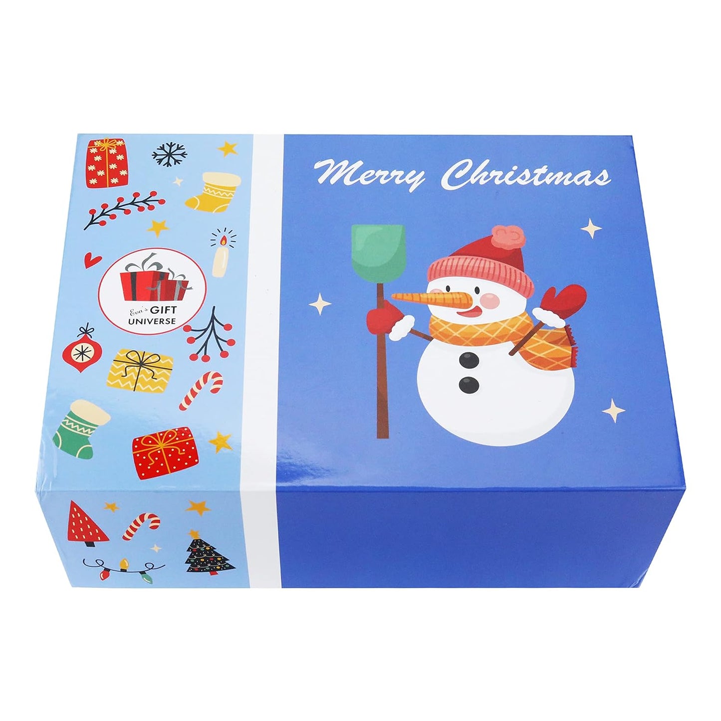 Christmas Gifts Chocolate & Candy Baskets with Teddy Bear, Christmas Gifts for Kids, Snowman Design